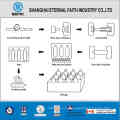 DOT-3al-17e Gewinde Ventil Kleine tragbare Aluminium Sauerstoff Gasflasche